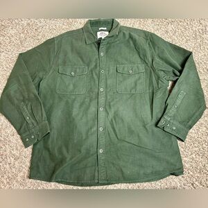 Olive Button-Up Shirt